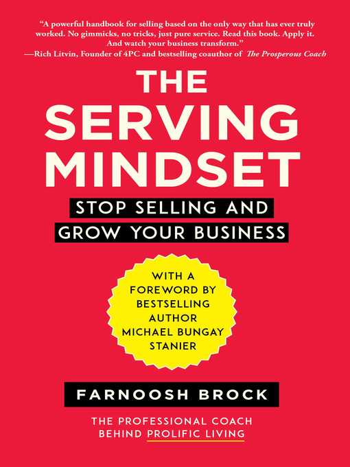 Title details for The Serving Mindset by Brock Farnoosh - Available